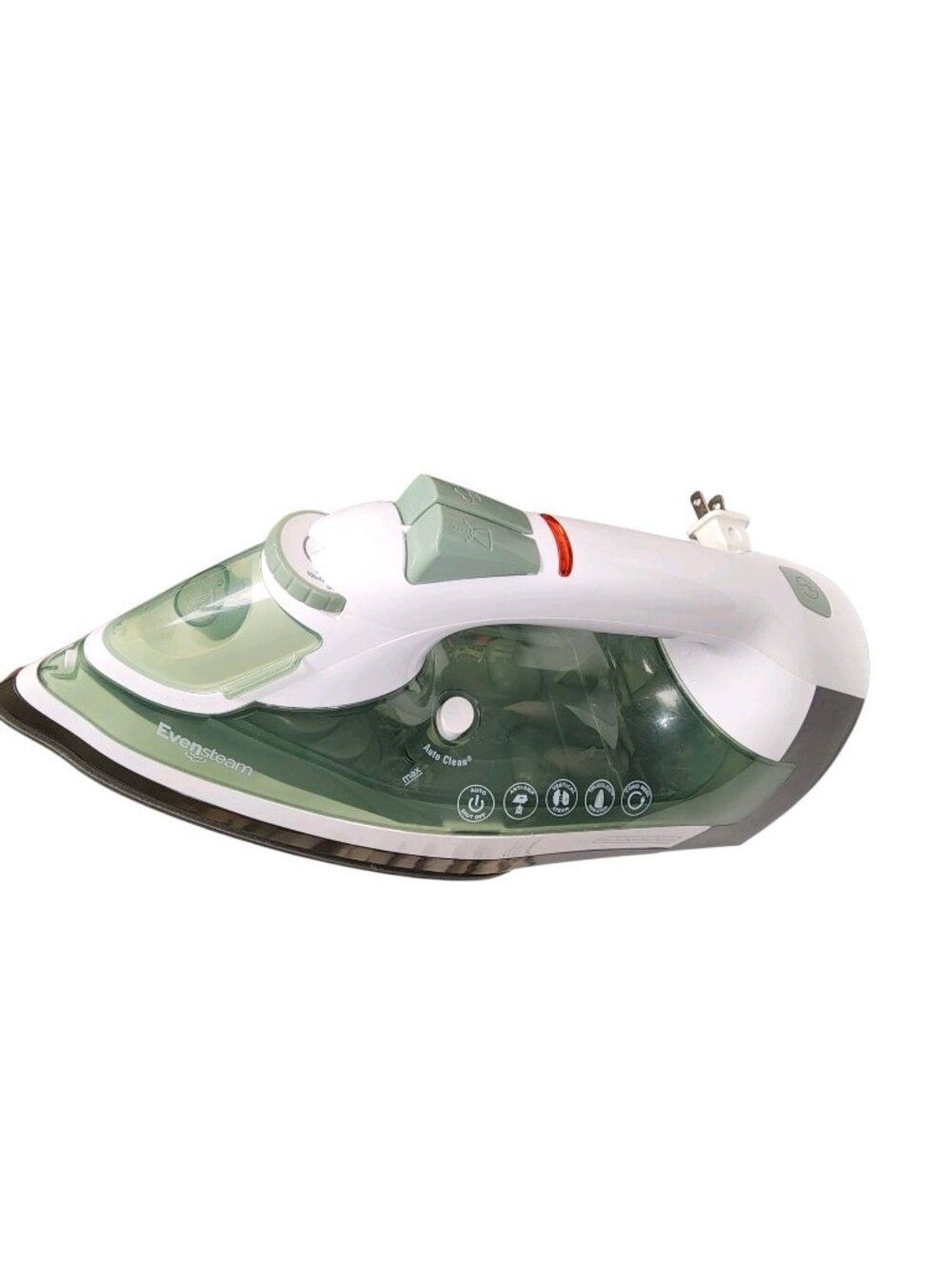 BLACK+DECKER One Step Steam Cord Reel Iron, Green, Retractable Cord Used